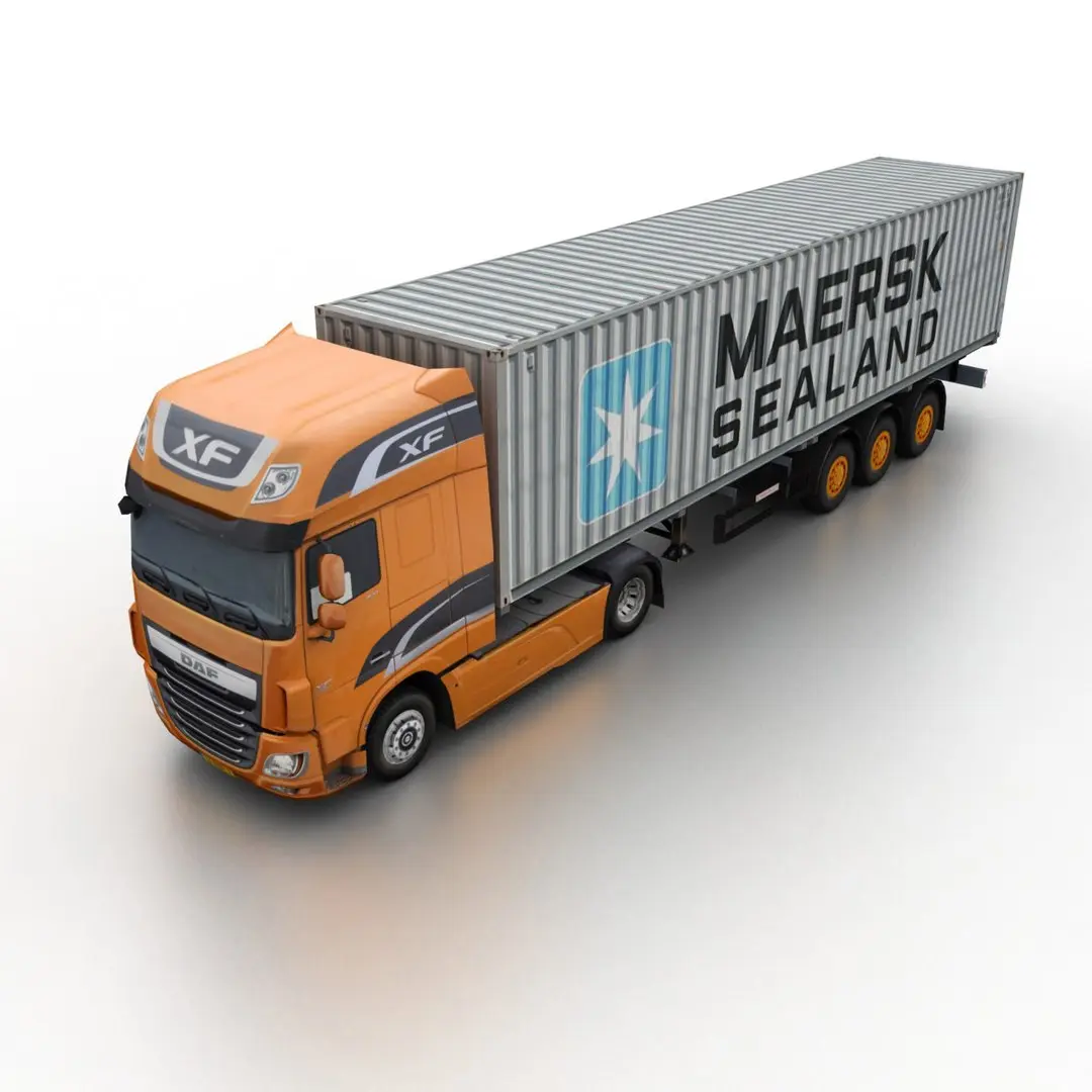 DAF XF 2013 3D model