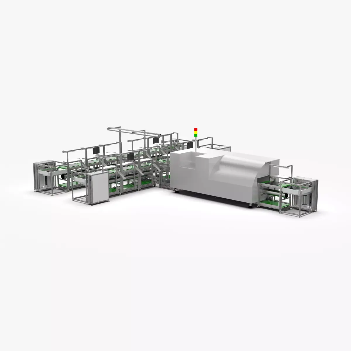 Selective Soldering Production Line 3D model