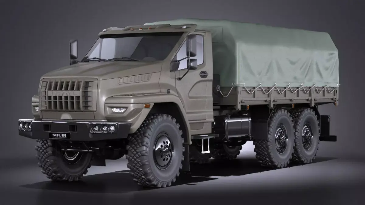GAZ Ural Next 2015 Military 3D model
