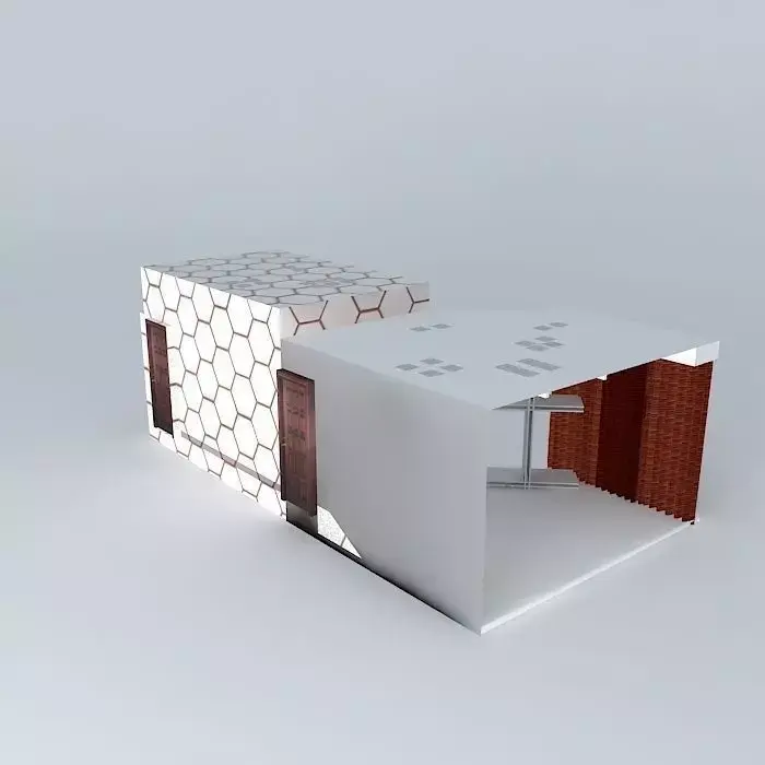 office cabinet for garments product 3D model