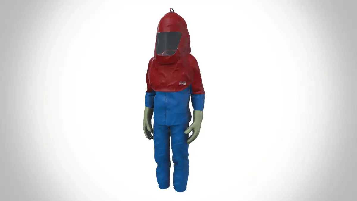 Hazmat Chemical Safety Suit 3D model