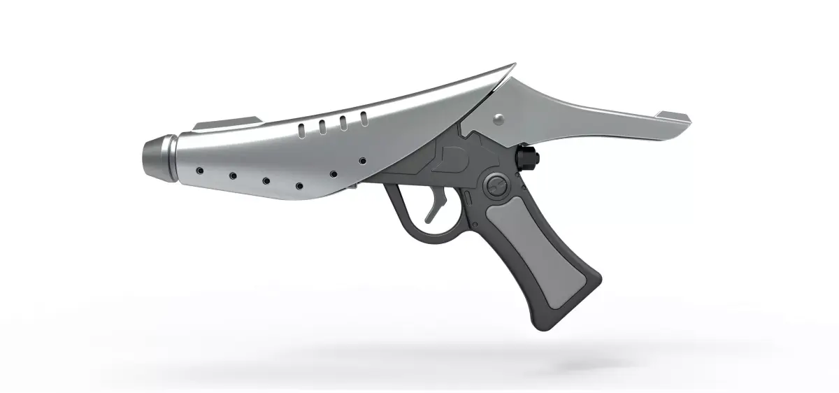 Alderaan blaster pistol from Star Wars Revenge of the Sith 3D model