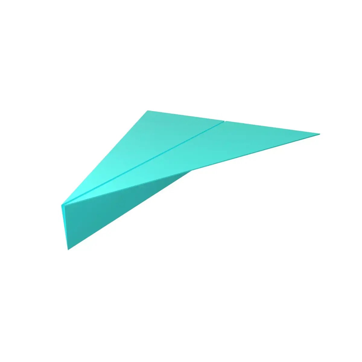 Paper Plane v4 004 Low-poly 3D model