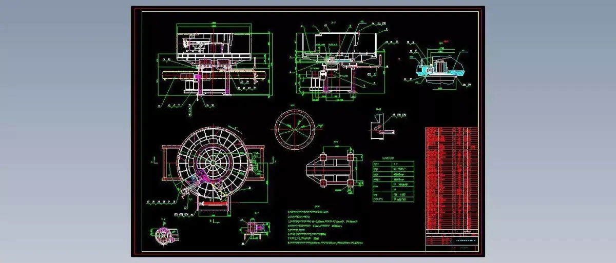 Disc feeder complete set of drawings 3D model
