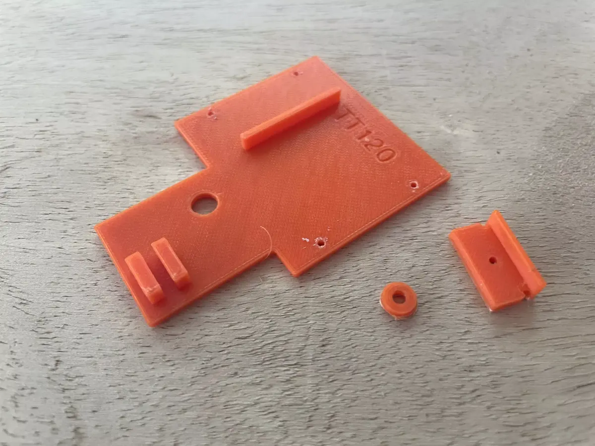 Tortoise TT Template plus straight path for the rod 3D print model