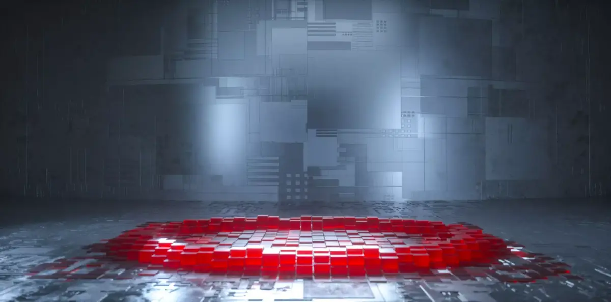 Backdrop Sci-fi Virtual Space 3D model 3D model