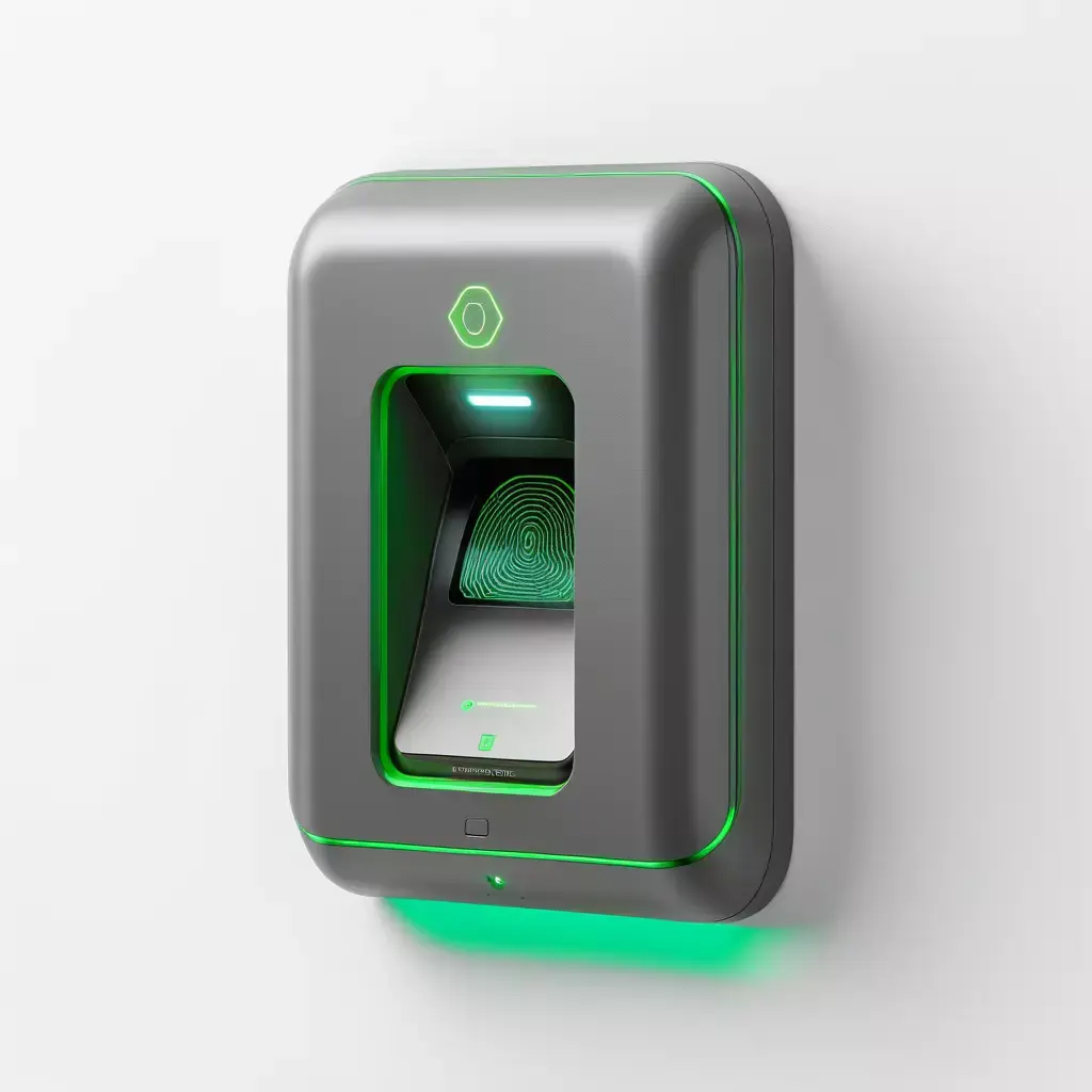 Modern Biometric Fingerprint Access Scanner 3D model