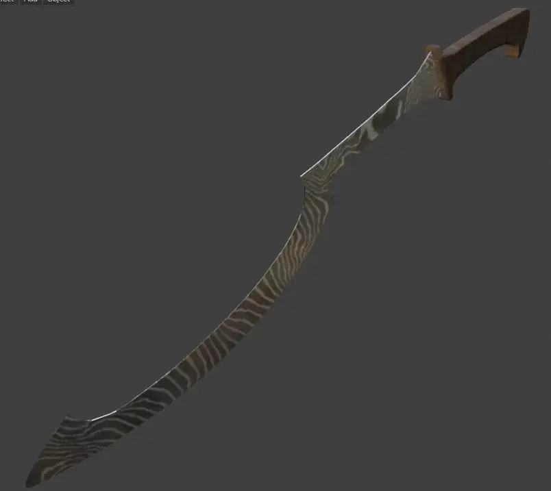 Khopesh sword 3D model