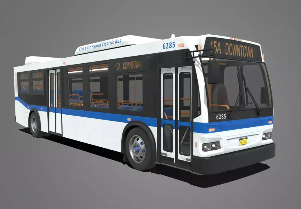 Bus Coach  Vehicle City Bus 3D model