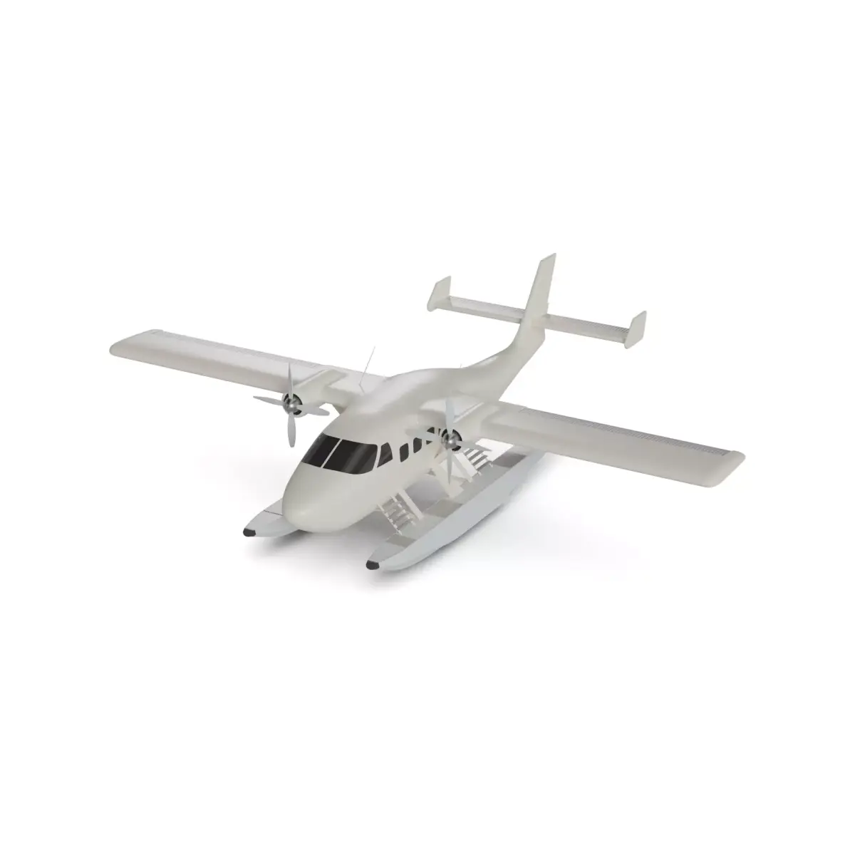 Seaplane 3D model 4