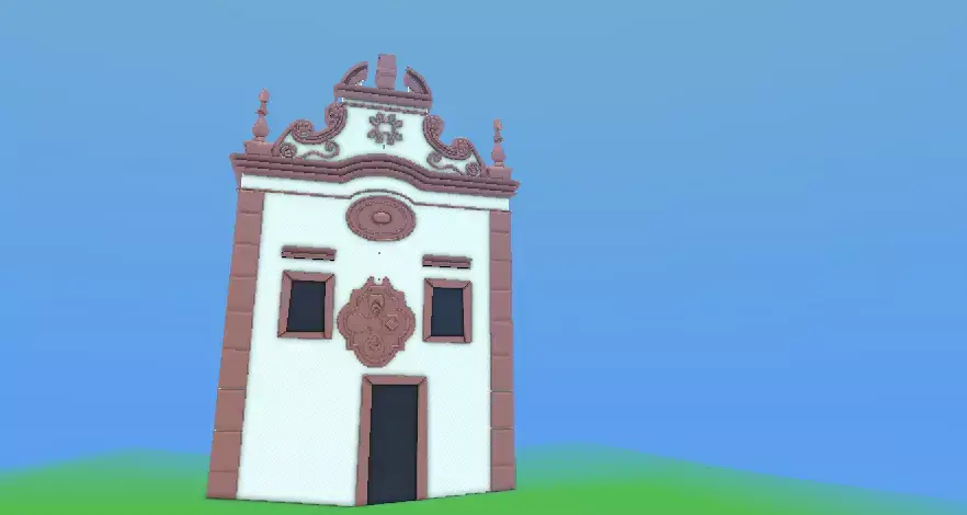 Capela da Fazenda de Braz de Pina Free 3D model