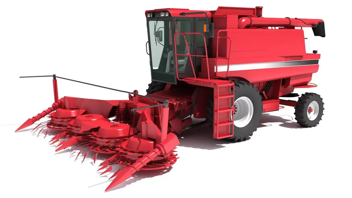 Combine Harvester 3D model 20