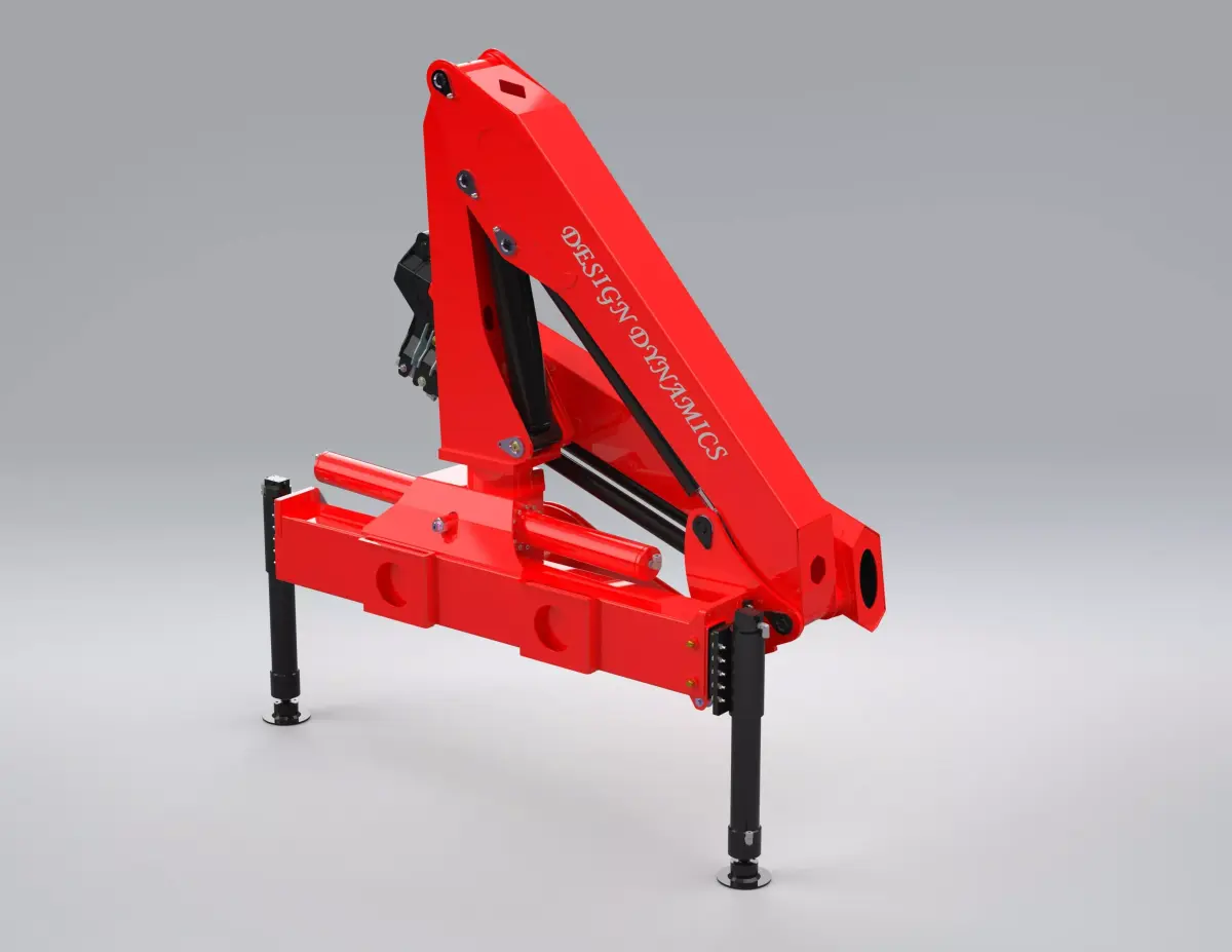 Loader crane 13t 3D model