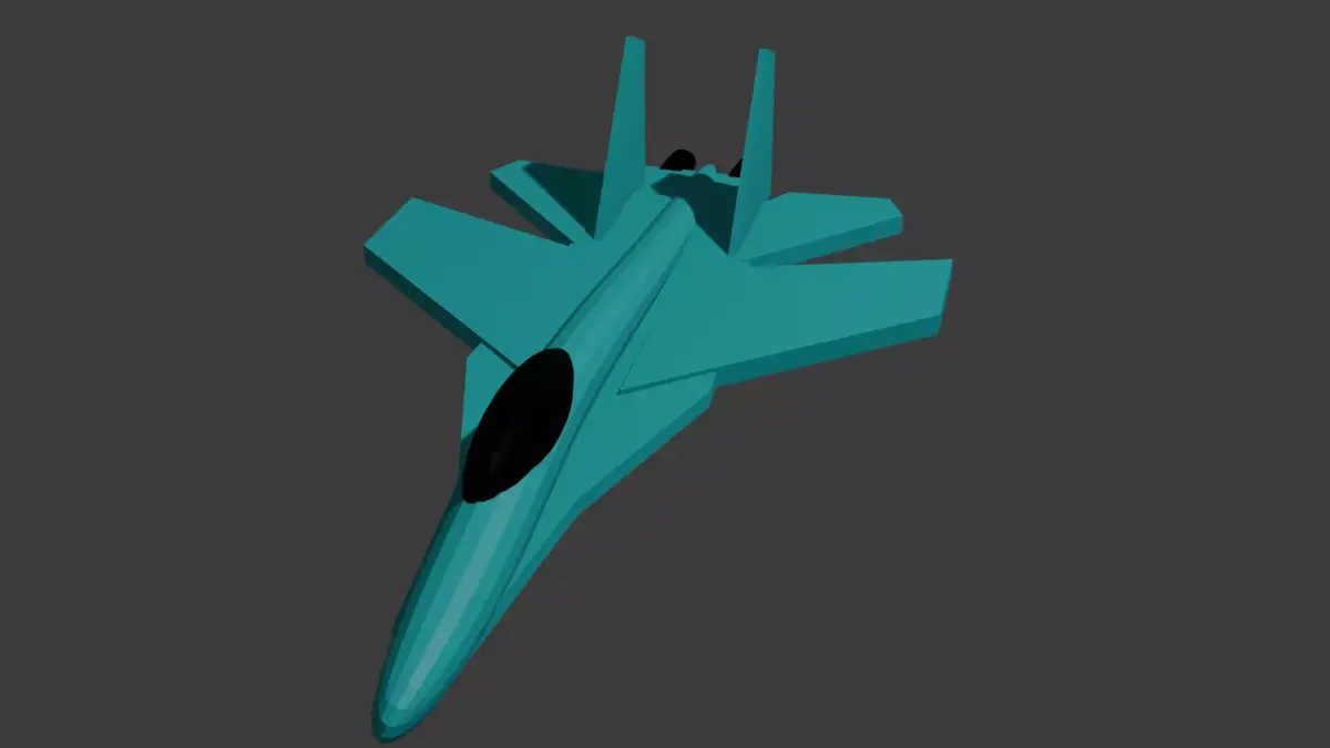 Aircraft SU-27 3D model