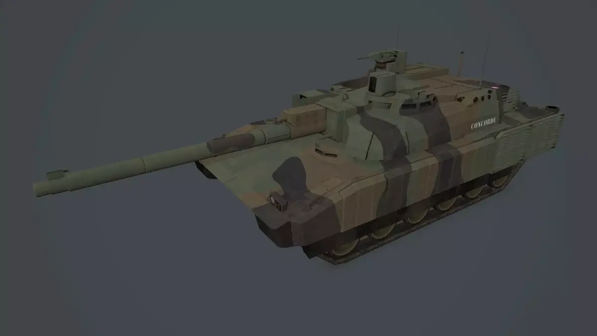 Leclerc renove Azur XLR  Low-poly 3D model