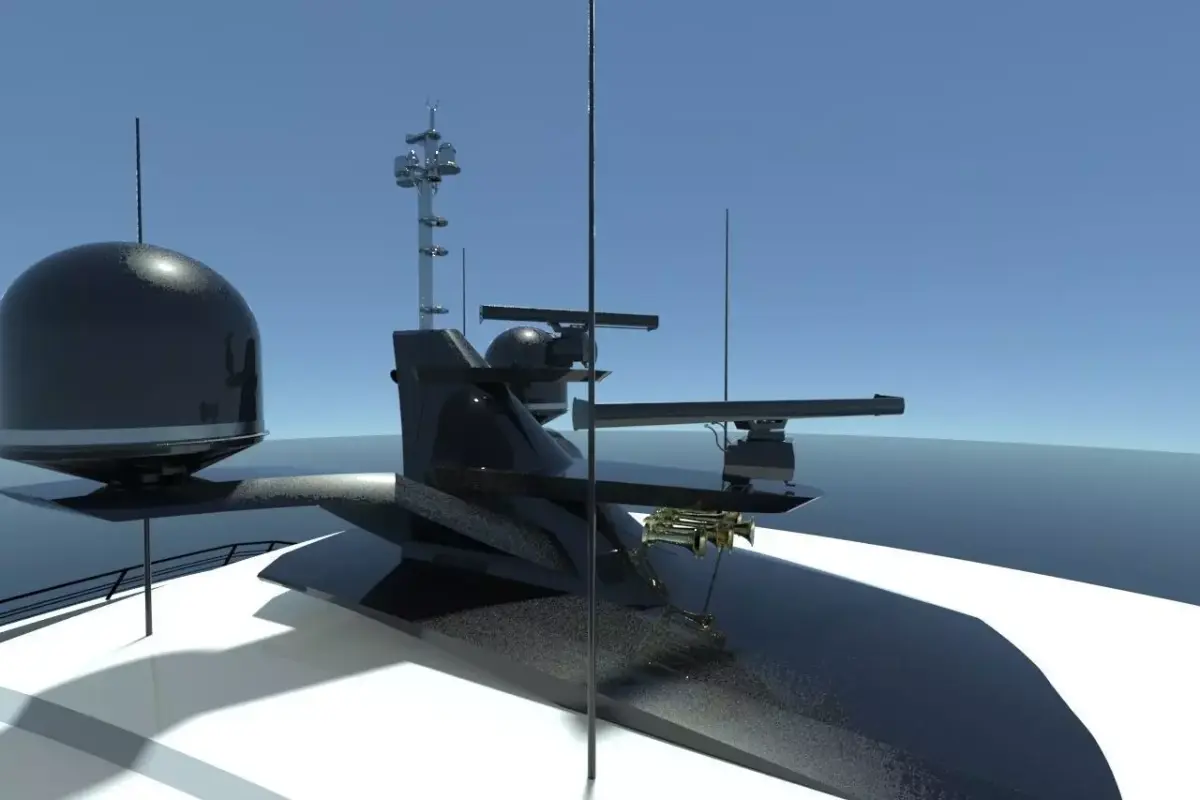 NURBS MAST FOR SUPER YACHT 3D model