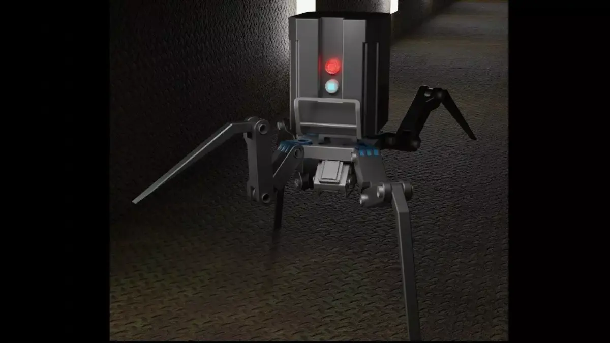 Concept Crawler Low-poly 3D model