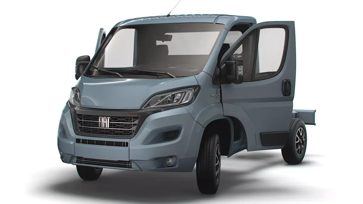 Fiat Ducato Chassis HQInterior SCab 3000WB 2023 3D model