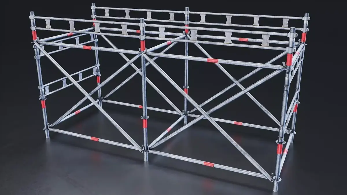Construction Scaffolding 3D Model Low-poly 3D model