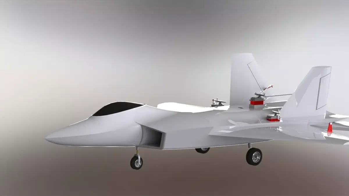 f22 raptor rc  3D print model