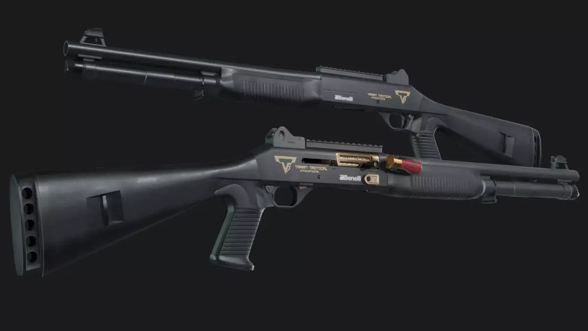 TTI Benelli M4 Super 90 from John Wick Chapter 2 - Game Asset Free low-poly 3D model