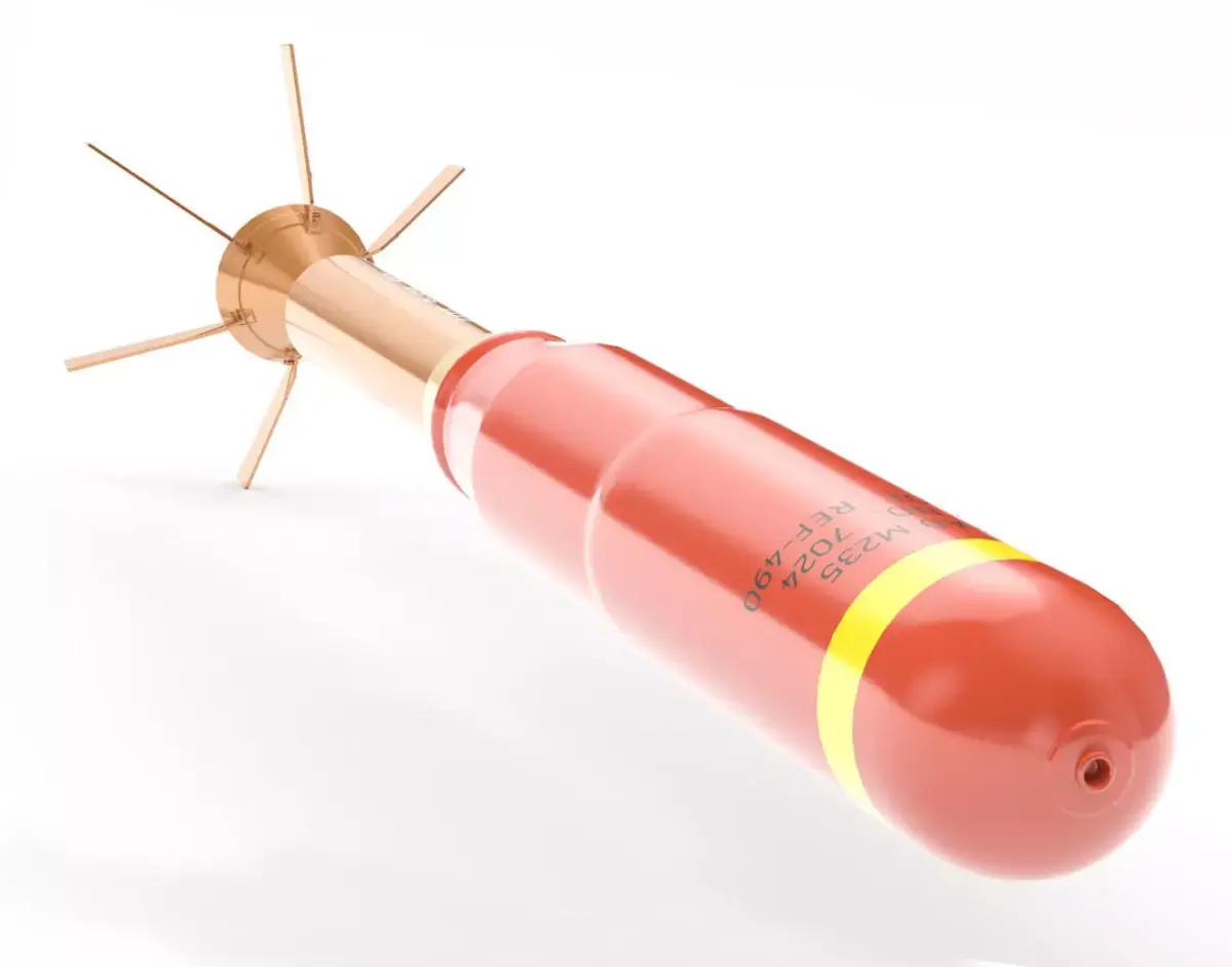 Incendiary Rocket 66 mm M74 3D model