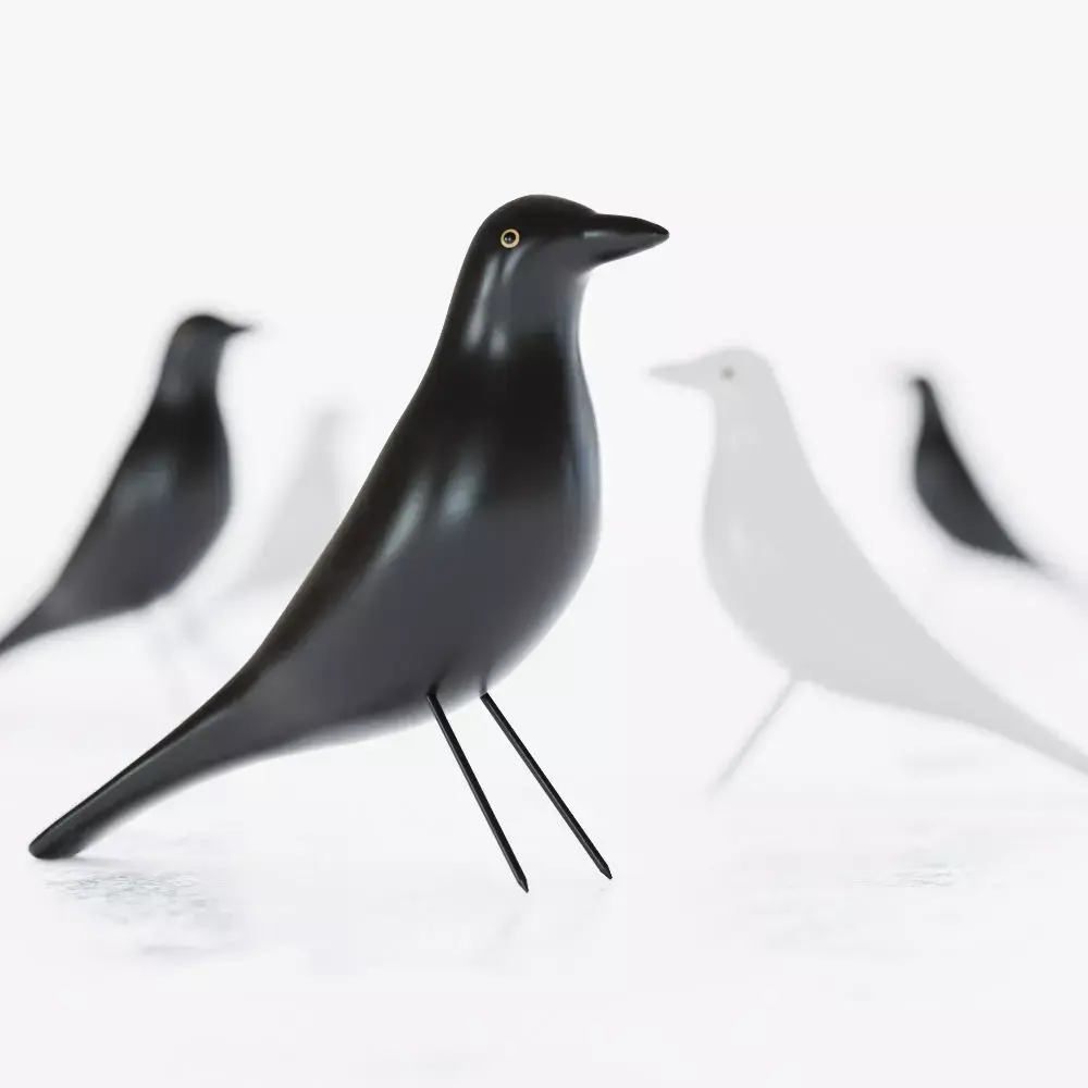 Eames House Bird Figurine 3D model