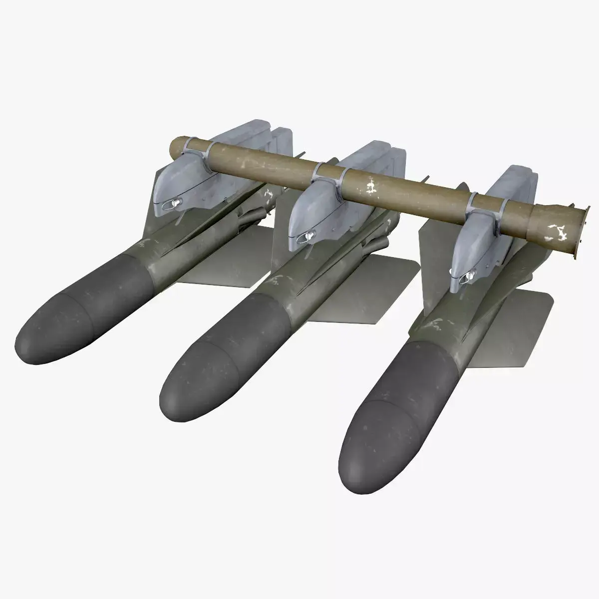 AGM-22 Missiles Low-poly 3D model