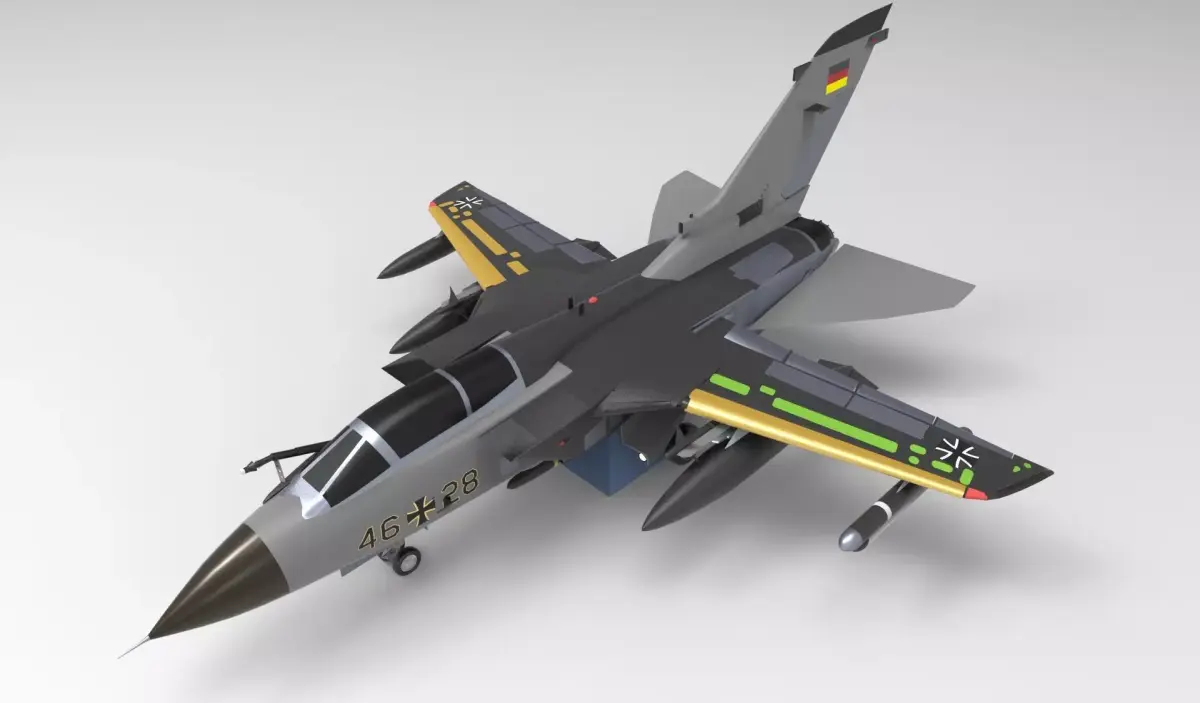 Belgium jet  3D model