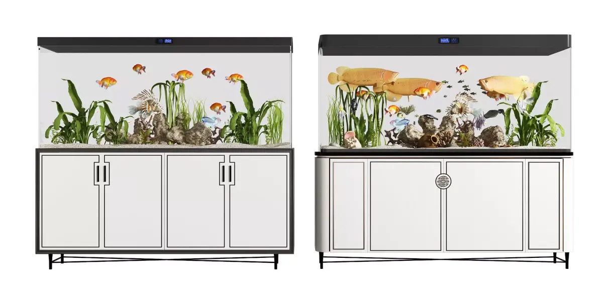 New style fish Chinese tank 3D model