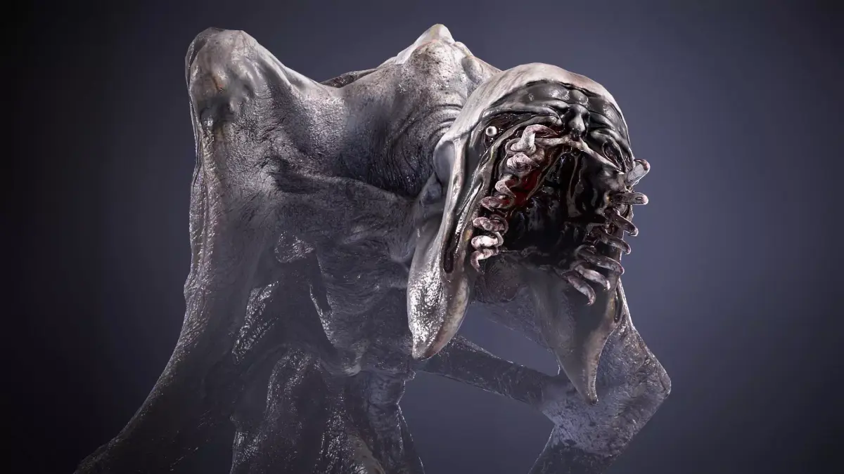 Alien Parasite3 Low-poly 3D model