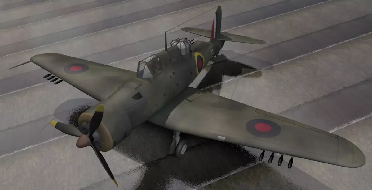 Blackburn B-25 Roc Mk-1 3D model