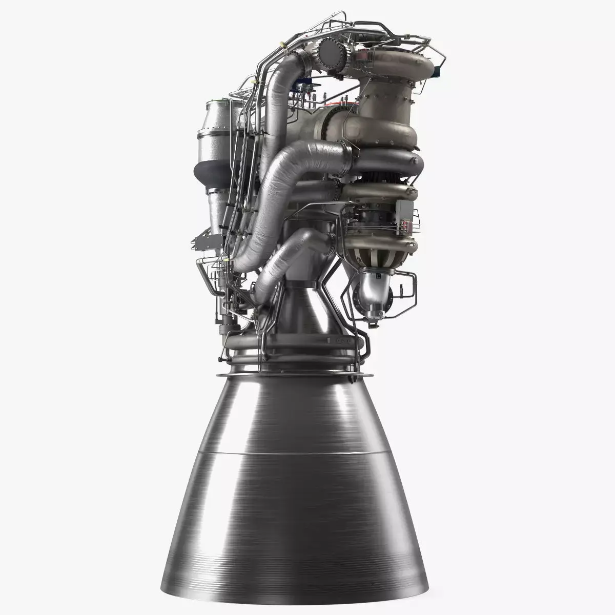 BE-4 Rocket Engine 3D model
