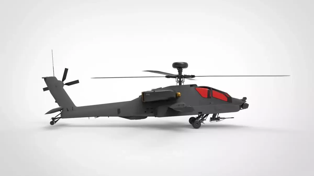 AH-64 Apache BLK 3D model