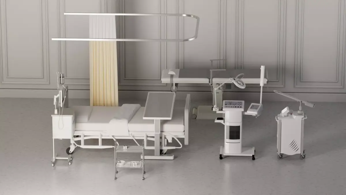 medical care blender  Low-poly 3D model