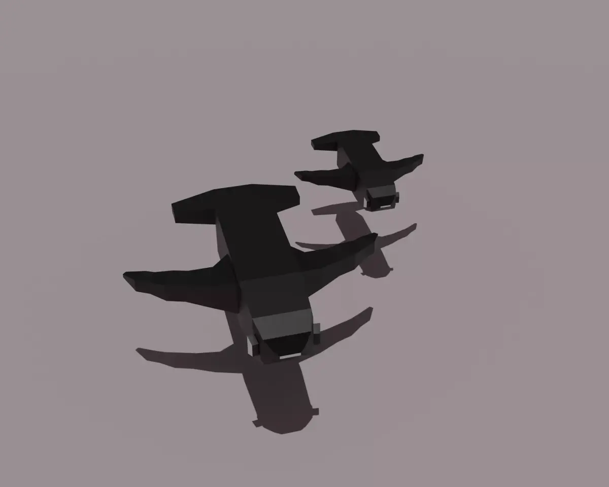 Fish model pair of shoes 3D model