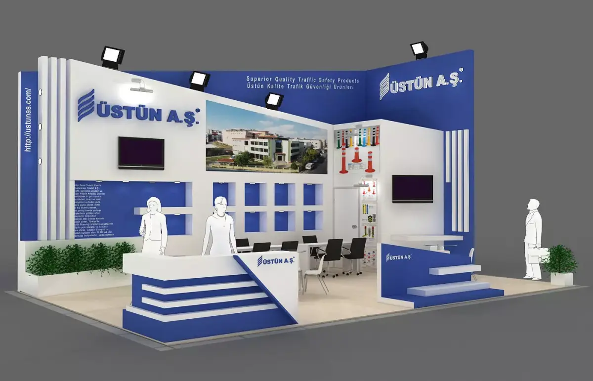 Exhibition Stand - ST0027 3D model