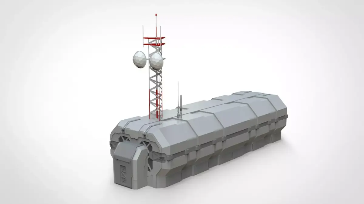 antenna post 2 3D model