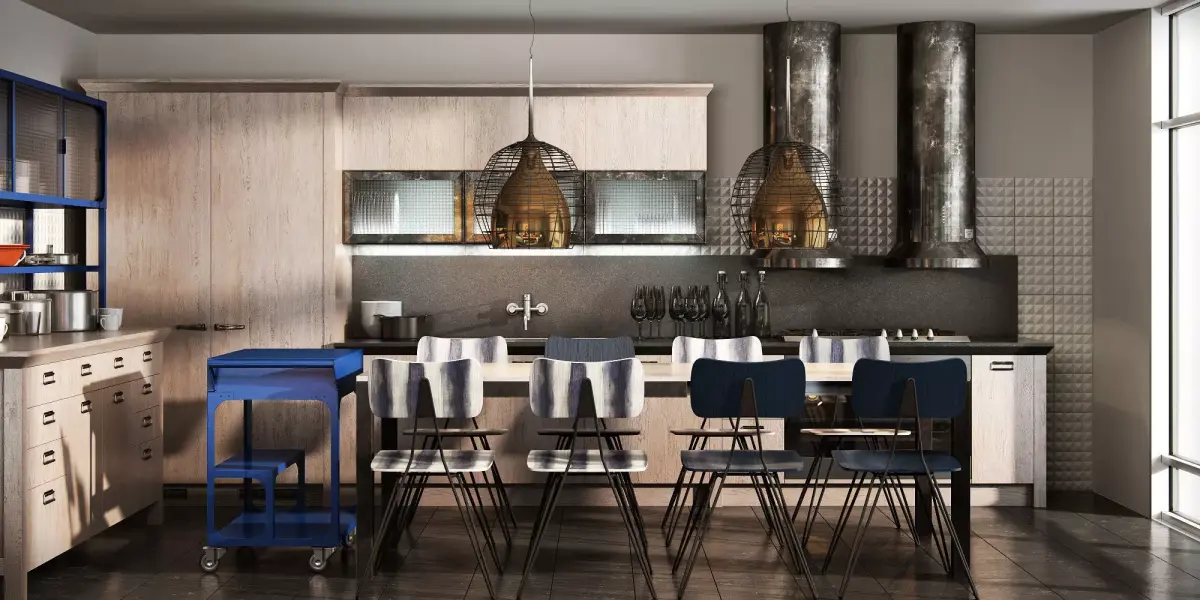 Scavolini diesel social kitchen type 002 3D model
