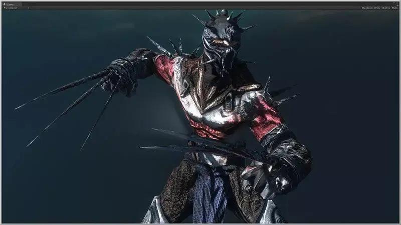 Underworld Warrior Low-poly 3D model