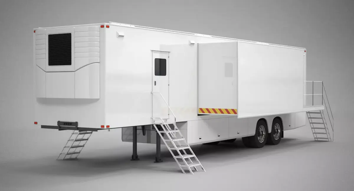 Exhibition Semi Trailer 3D model
