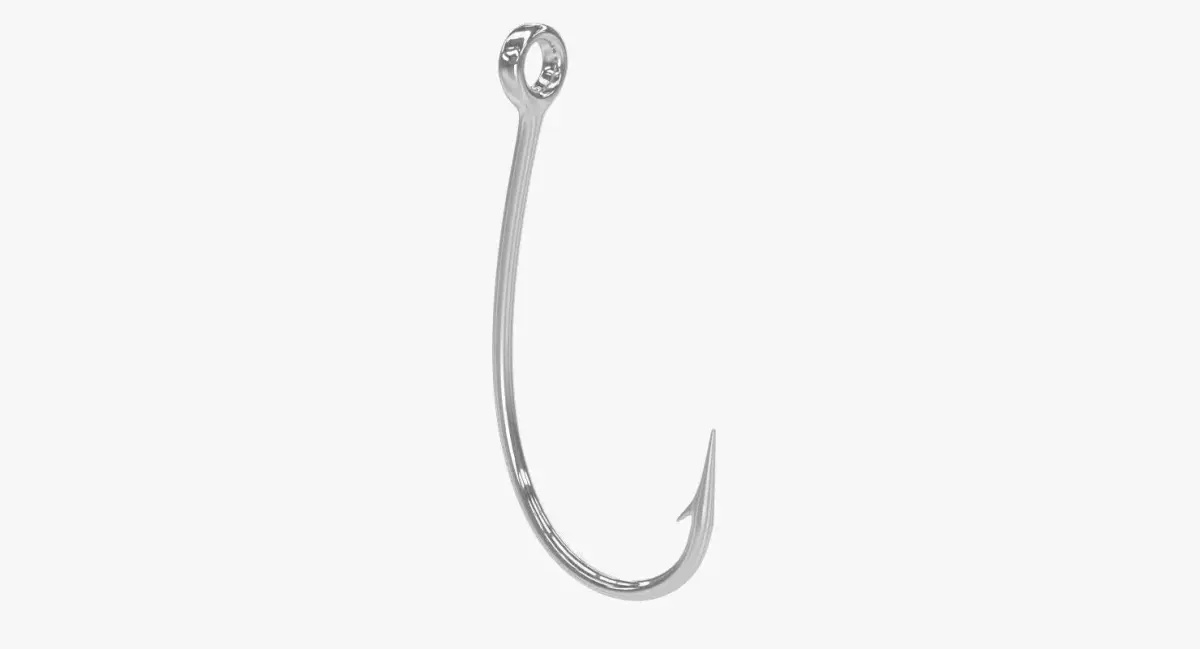 Fishing Hook 1 3D model