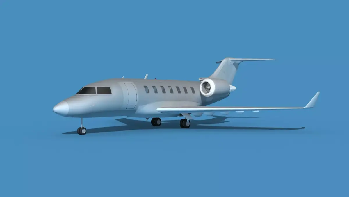 Bombardier CL-604 Challenger V00 3D model
