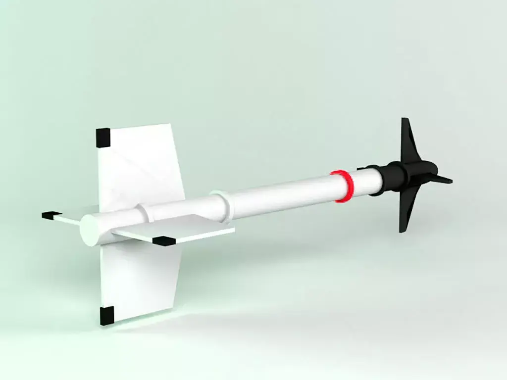 Missile Guided 3D model