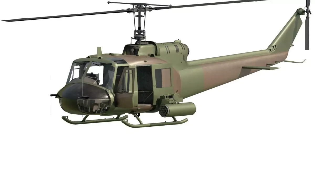 Bell UH-1 Iroquois 3D model buy