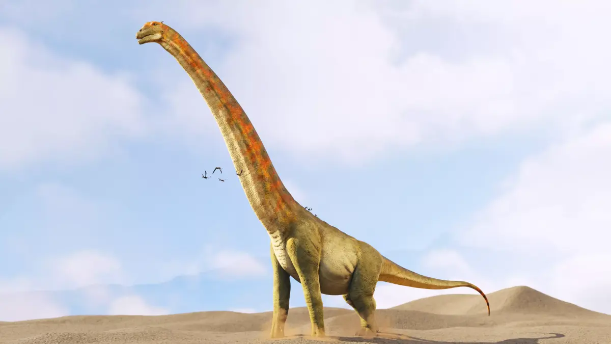 Argentinosaurus low-poly RIG Low-poly 3D model