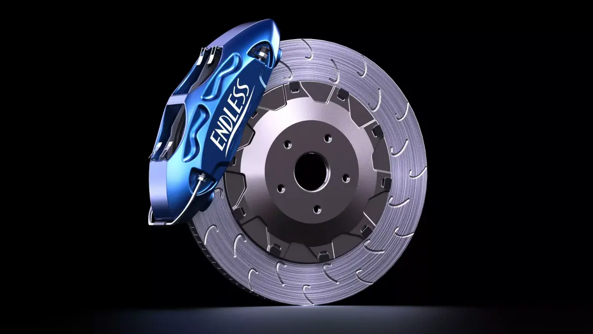 Endless Mono 4R Brake Kit Low-poly 3D model