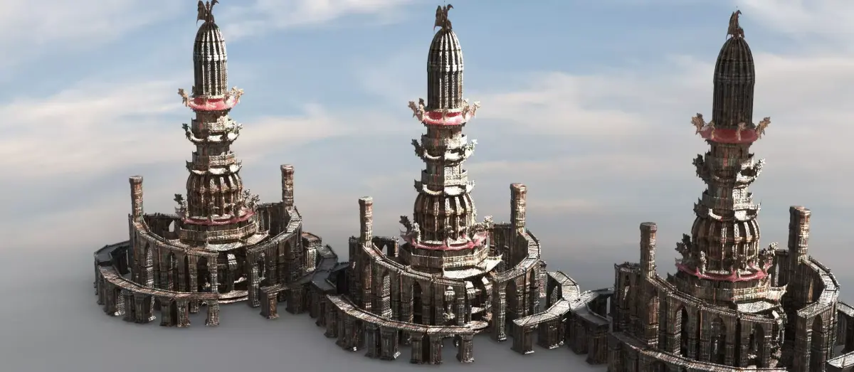 Dragon Master Shinto tower  3D model