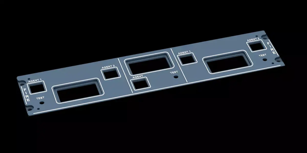 AIRBUS A320 OVERHEAD - FIRE PANEL 3D print model