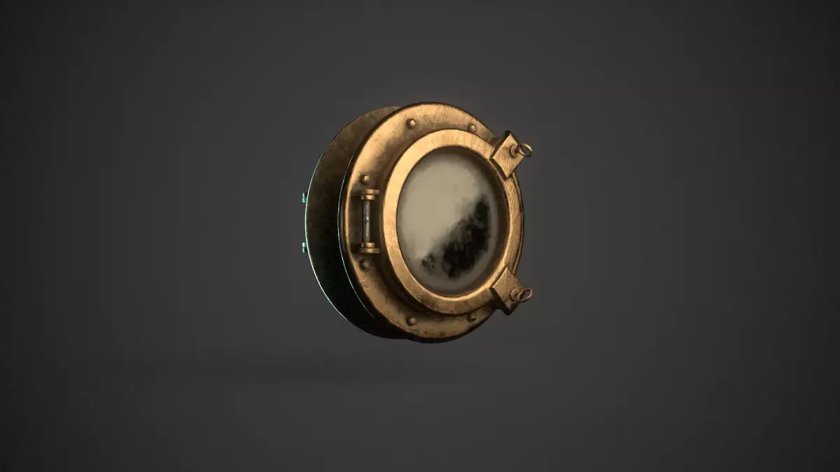 Porthole Low-poly 3D model